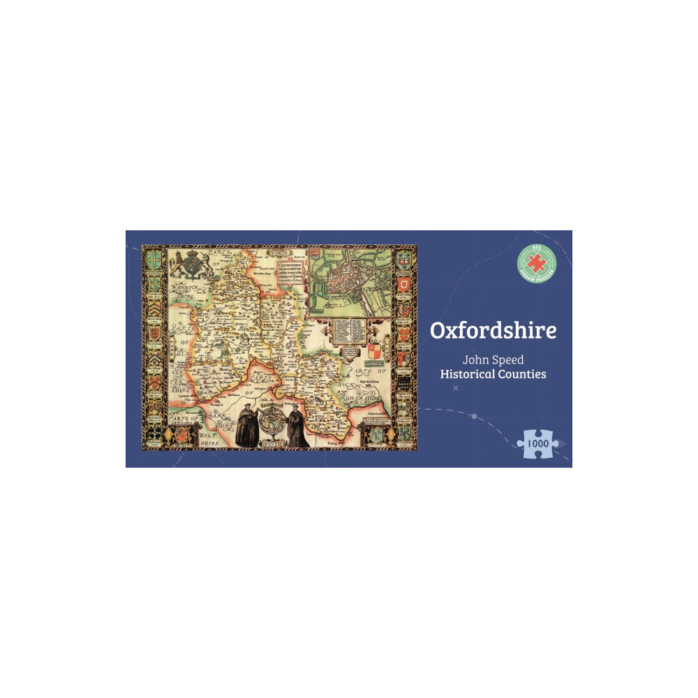 ALL JIGSAW PUZZLES Oxfordshire Historical 1610 Map 1000 Piece Puzzle (häftad, eng)