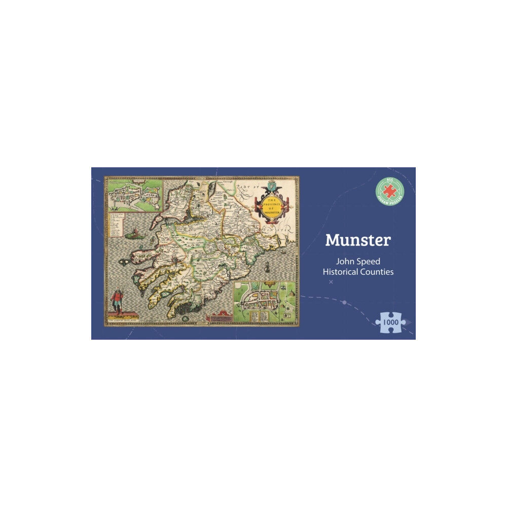 ALL JIGSAW PUZZLES Munster Historical 1610 Map 1000 Piece Puzzle (häftad, eng)