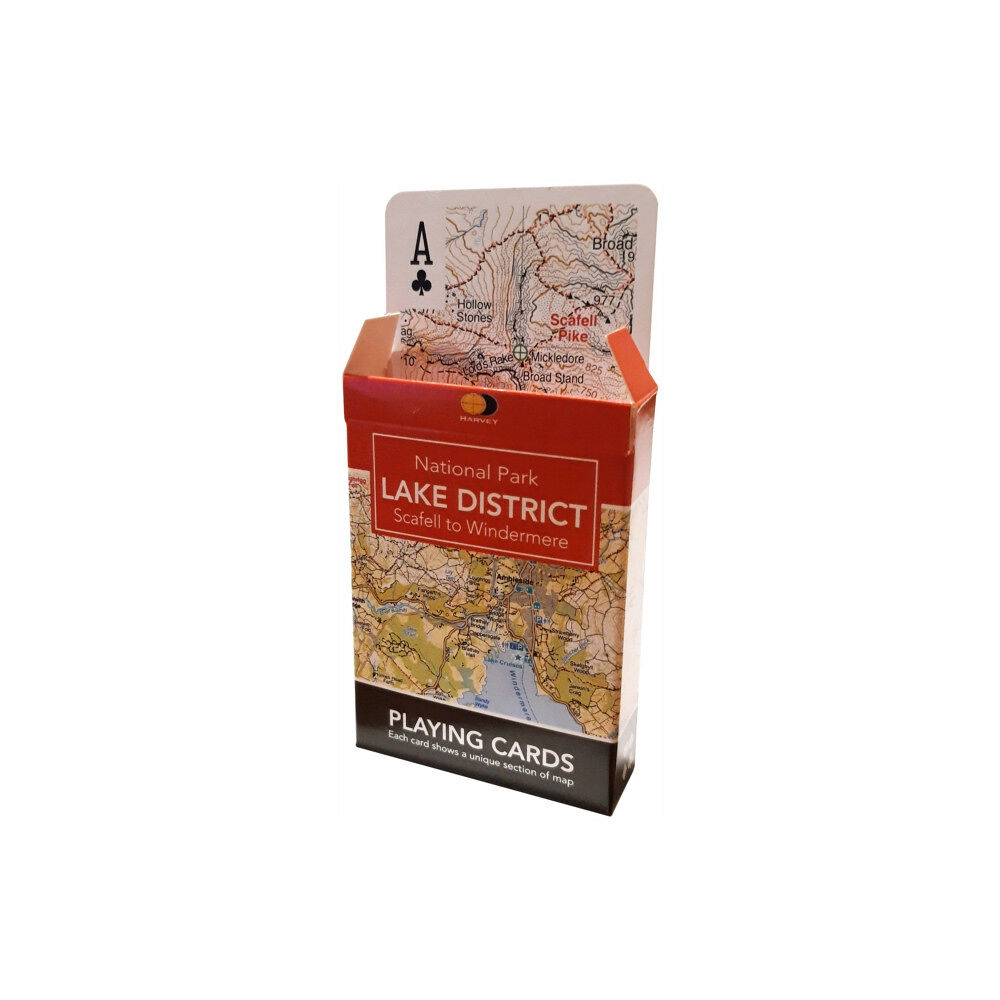 HARVEY MAP SERVICES Lake District Playing Cards