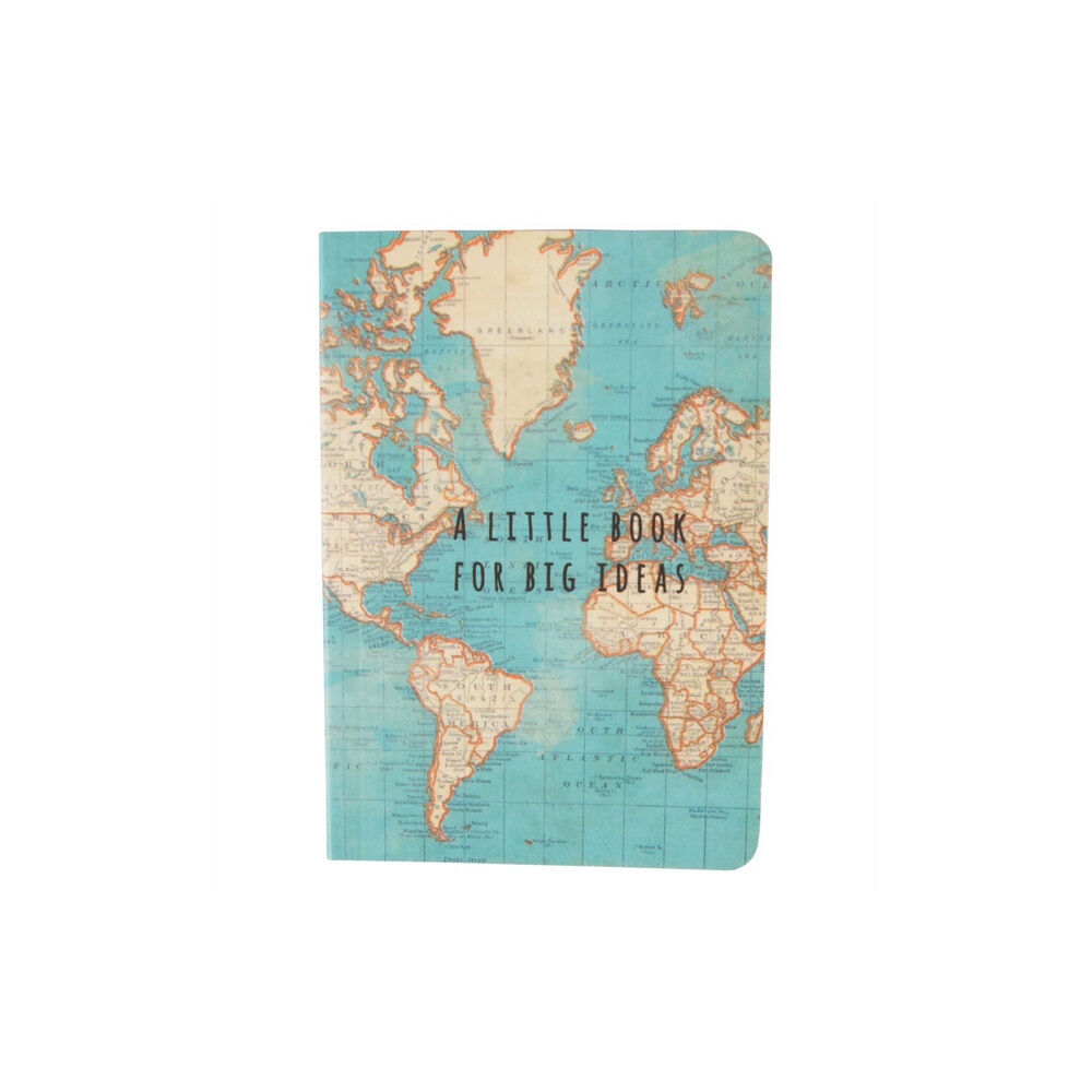 SASS & BELLE Sass & Belle Vintage Map Big Ideas Pocket Notebook (häftad, eng)