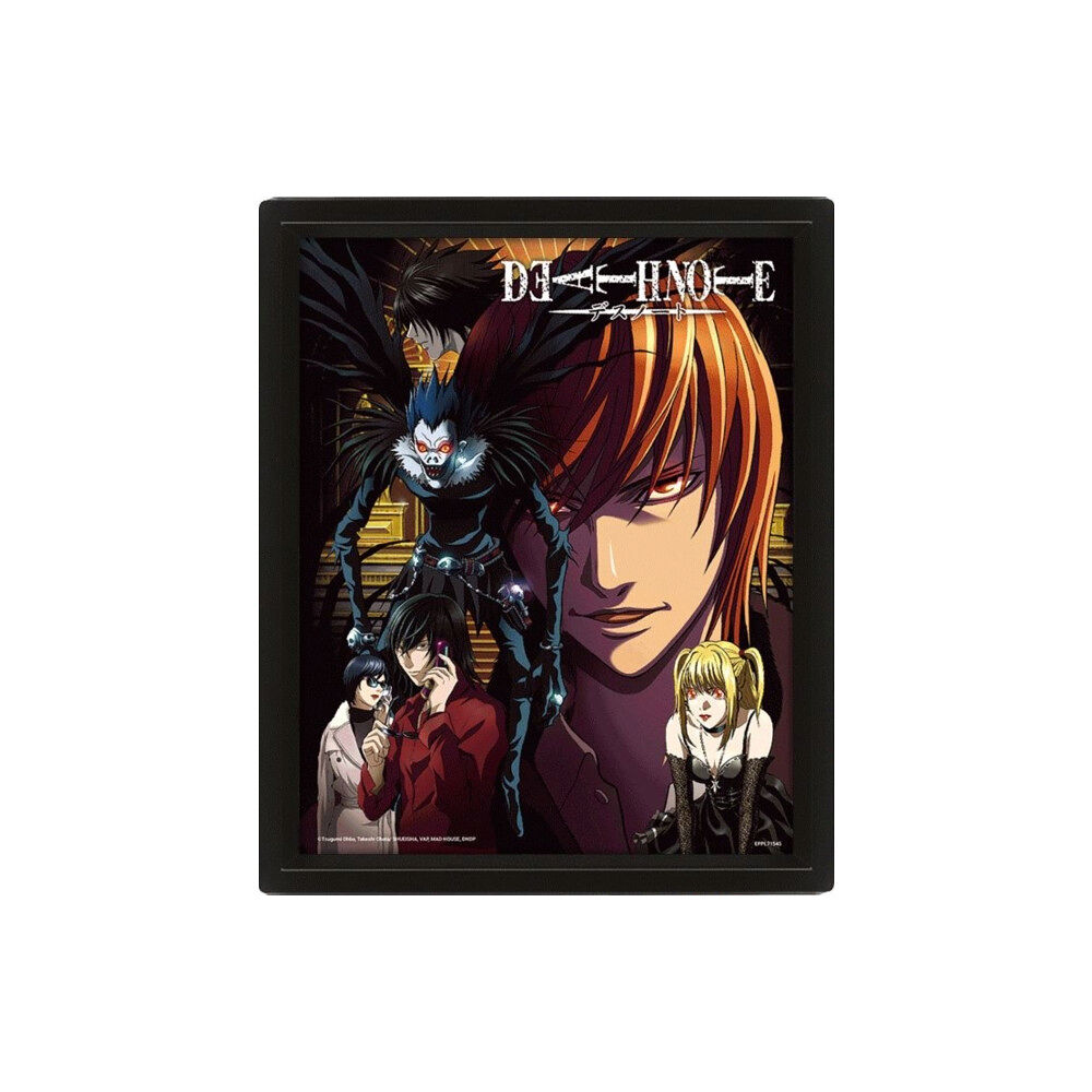 Pyramid International Death Note (Connected By Fate) 10 x 8" 3D Lenticular Poster (Framed) (häftad, eng)