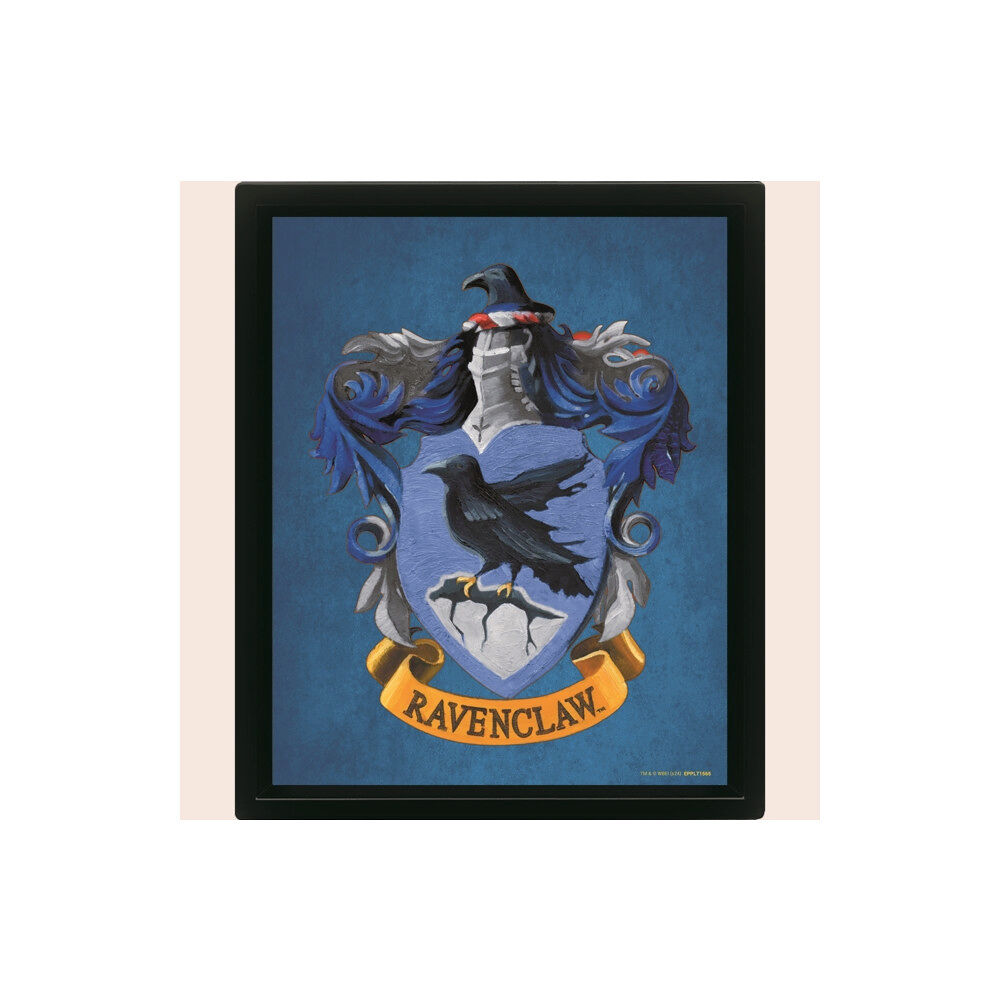 Pyramid International Harry Potter (Colourful Crest Ravenclaw) 3D Lenticular Poster (Framed) (häftad, eng)