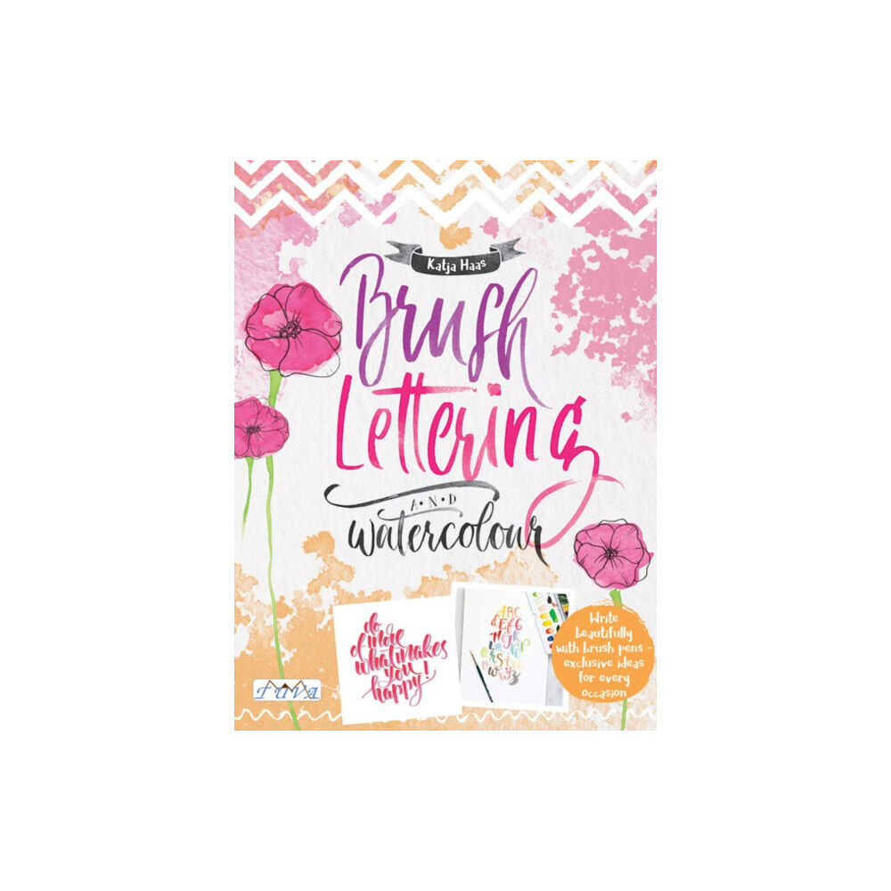 Tuva Publishing Brush Lettering and Watercolour (häftad, eng)