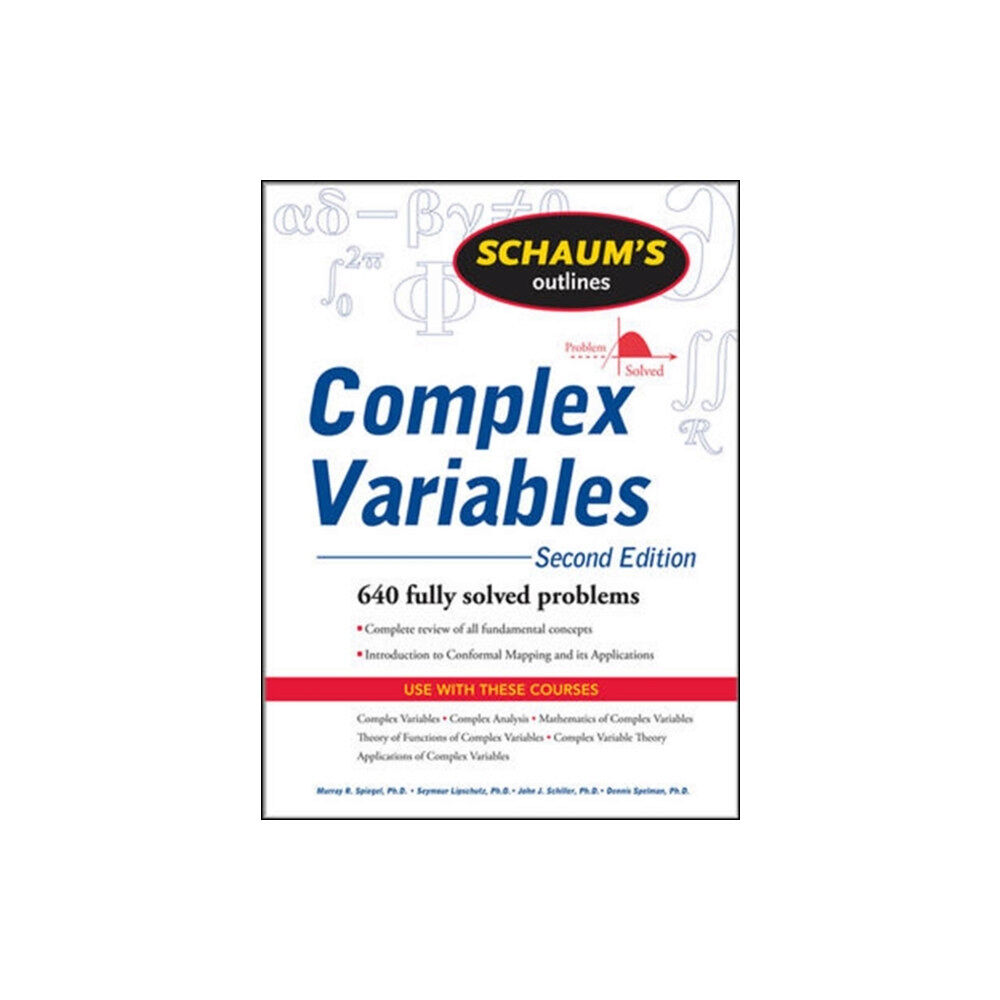 McGraw-Hill Education - Europe Schaum's Outline of Complex Variables, 2ed (häftad, eng)