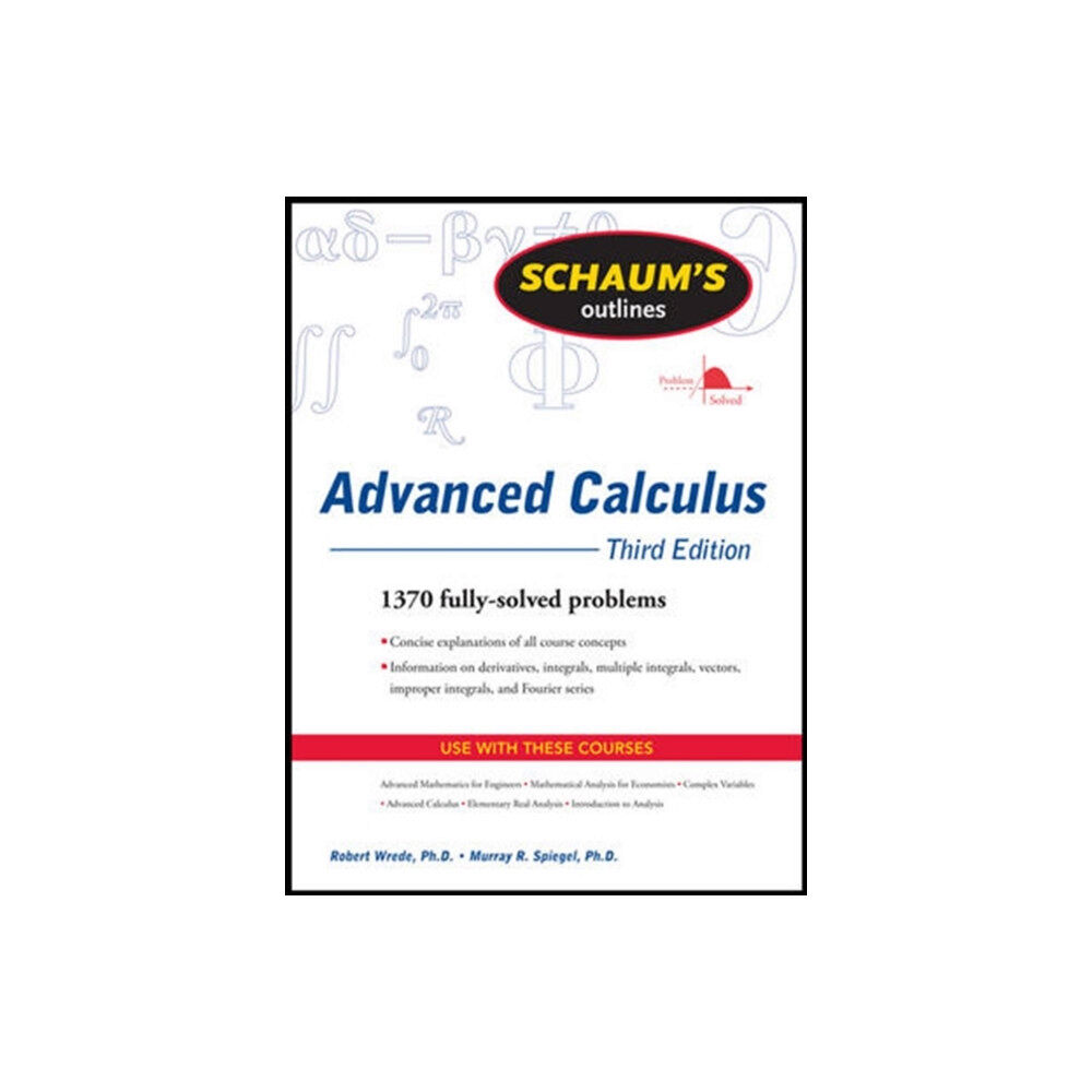 McGraw-Hill Education - Europe Schaum's Outline of Advanced Calculus, Third Edition (häftad, eng)