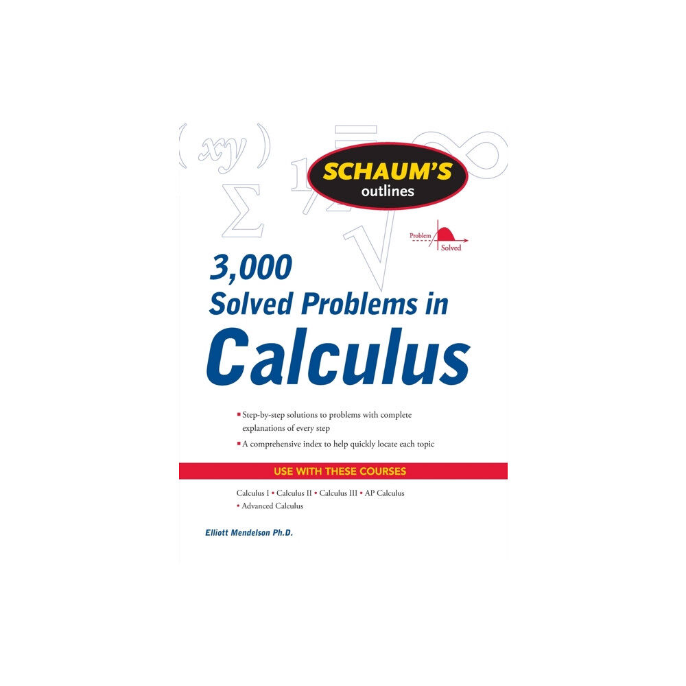 McGraw-Hill Education - Europe Schaum's 3,000 Solved Problems in Calculus (häftad, eng)