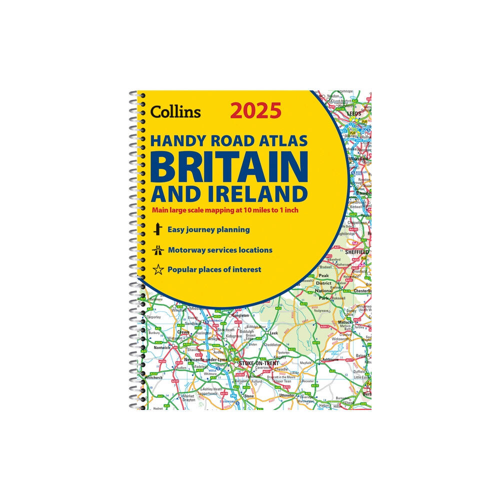 HarperCollins Publishers 2025 Collins Handy Road Atlas Britain and Ireland (bok, spiral, eng)