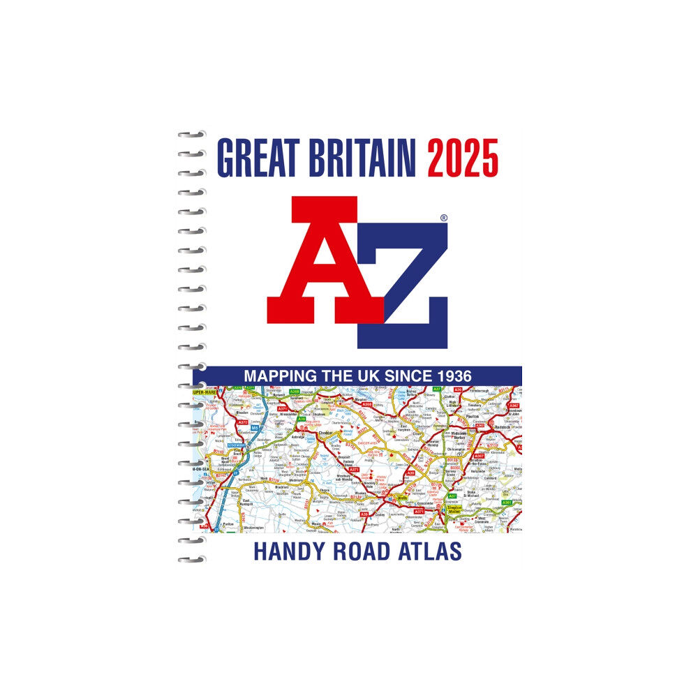 HarperCollins Publishers Great Britain A-Z Handy Road Atlas 2025 (A5 Spiral) (bok, spiral, eng)