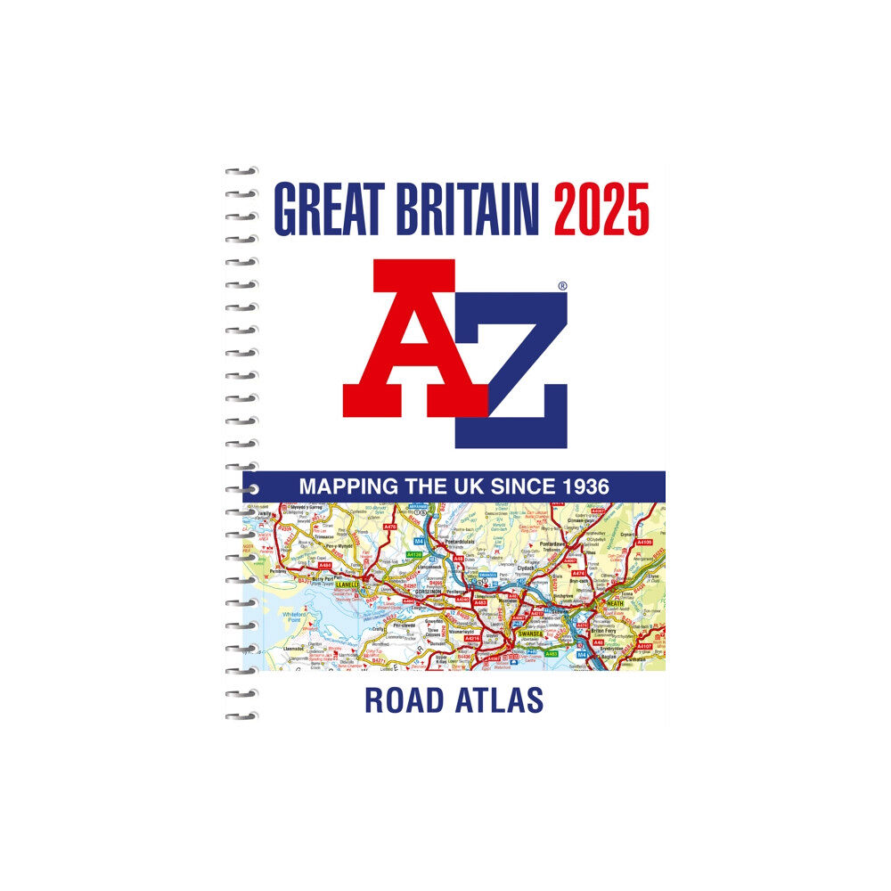 HarperCollins Publishers Great Britain A-Z Road Atlas 2025 (A4 Spiral) (bok, spiral, eng)