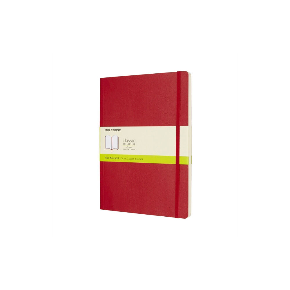 Moleskine Moleskine Scarlet Red Extra Large Plain Notebook Soft
