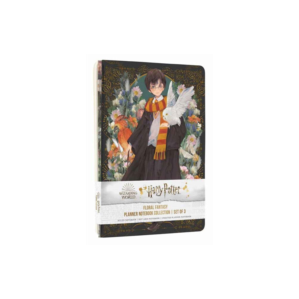 Insight Editions Harry Potter: Floral Fantasy Planner Notebook Collection (Set of 3) (häftad, eng)