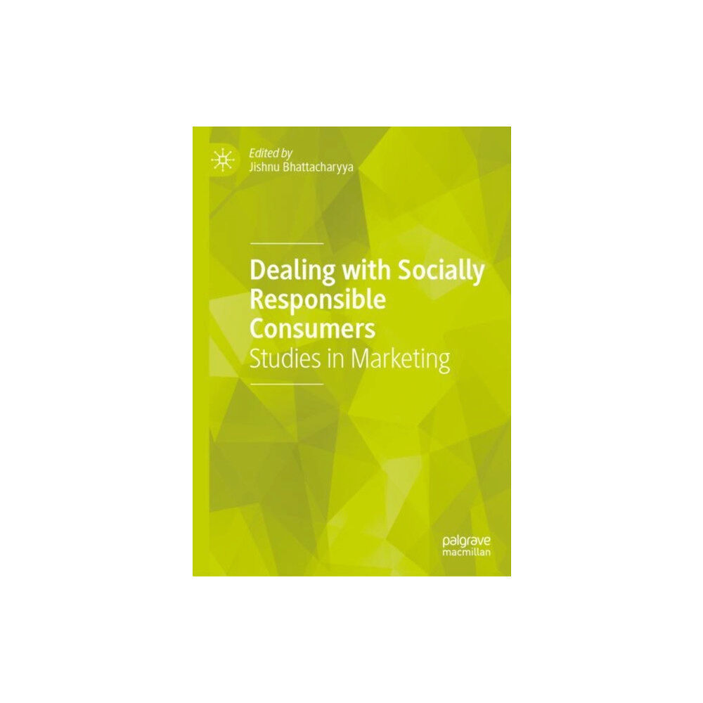 Springer Verlag, Singapore Dealing with Socially Responsible Consumers (inbunden, eng)