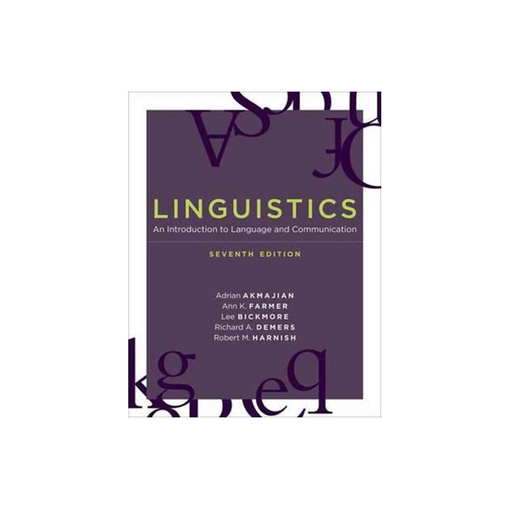 Mit press ltd Linguistics (häftad, eng)