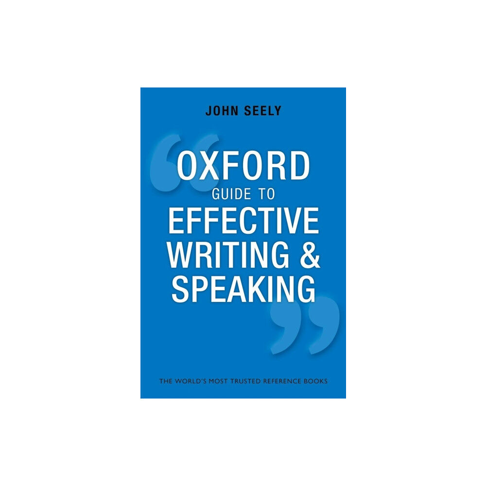 Oxford University Press Oxford Guide to Effective Writing and Speaking (häftad, eng)