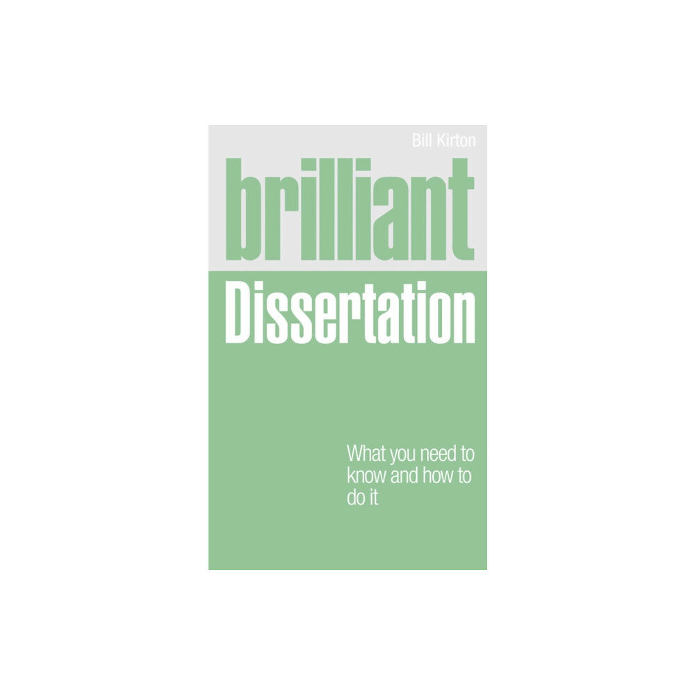 Pearson Education Limited Brilliant Dissertation (häftad, eng)