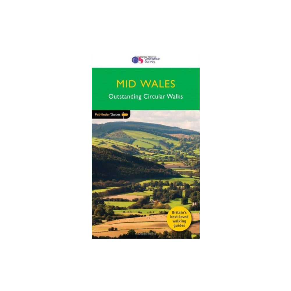 Ordnance Survey Mid Wales (häftad, eng)