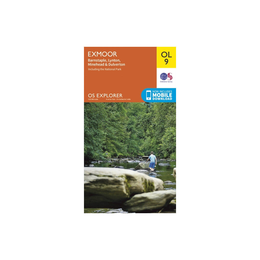 Ordnance Survey Exmoor, Barnstaple, Lynton, Minehead & Dulverton