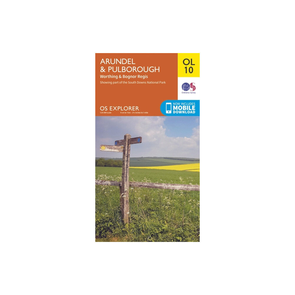 Ordnance Survey Arundel & Pulborough, Worthing & Bognor Regis