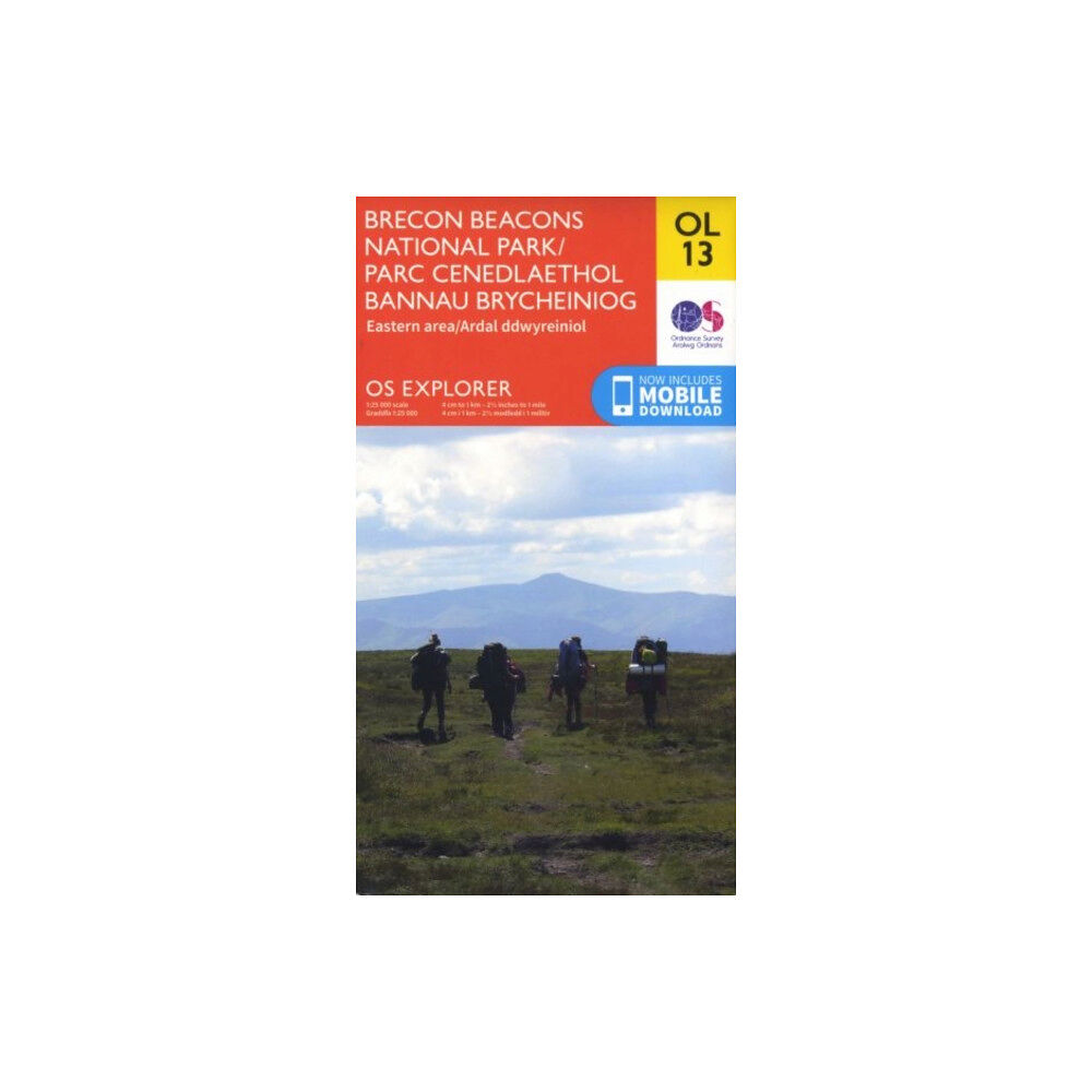 Ordnance Survey Brecon Beacons National Park / Parc Cenedlaethol Bannau Brycheiniog - Eastern Area / Ardal Ddwyreiniol