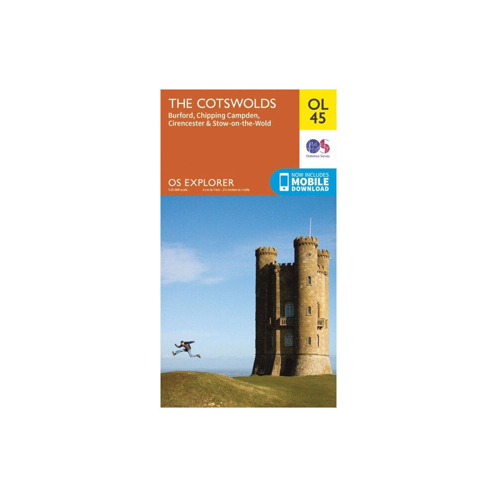 Ordnance Survey The Cotswolds, Burford, Chipping Campden, Cirencester & Stow-on-the Wold