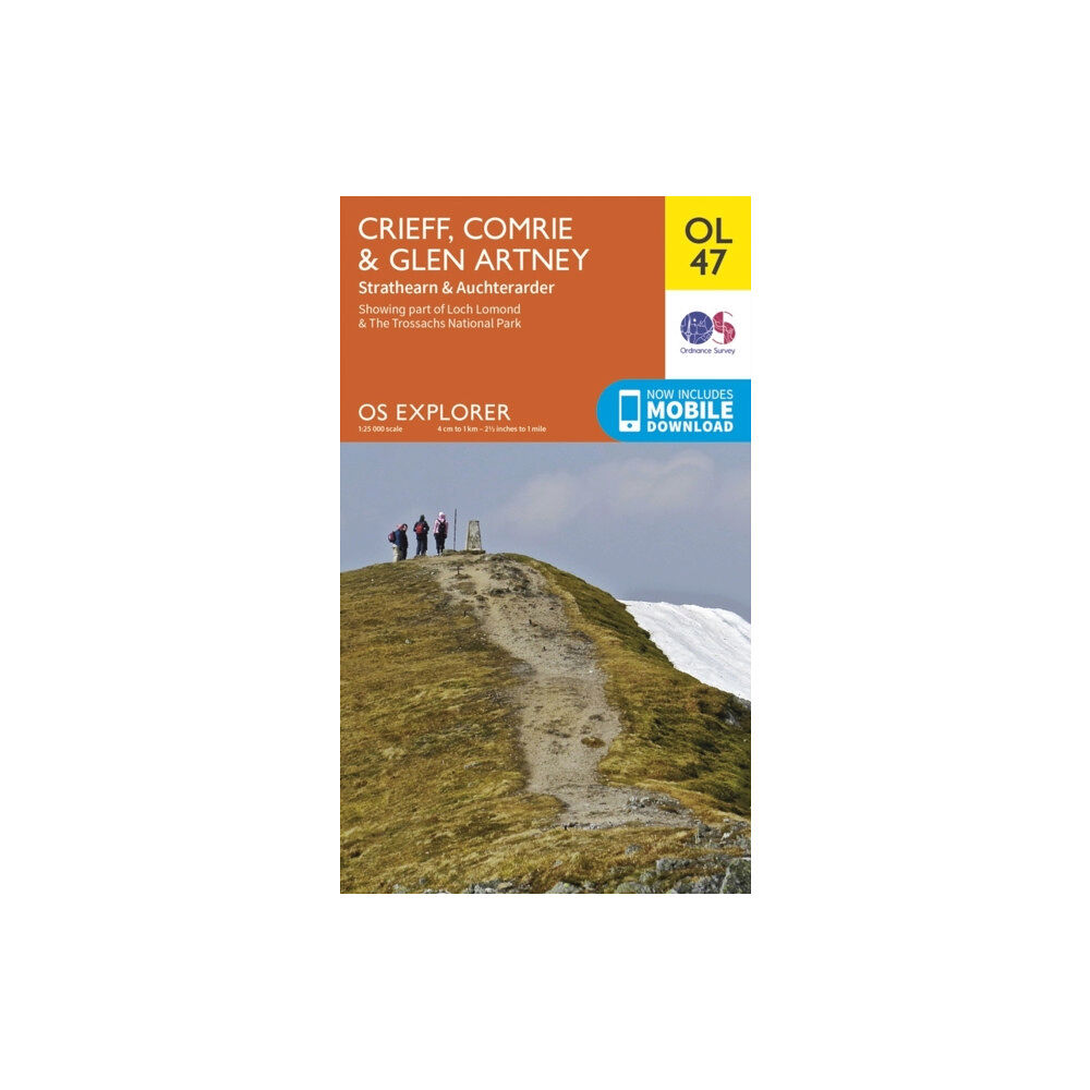 Ordnance Survey Crieff, Comrie & Glen Artney, Strathearn & Auchterarder