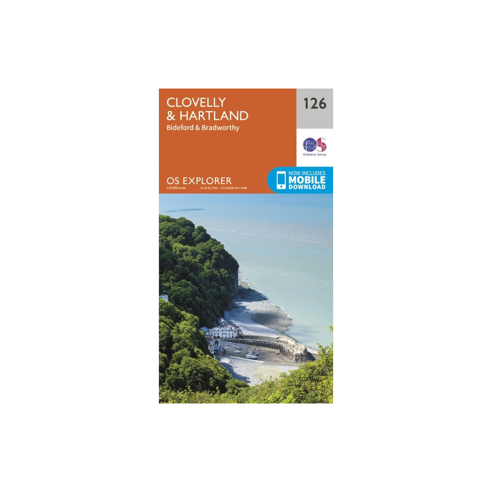 Ordnance Survey Clovelly and Hartland