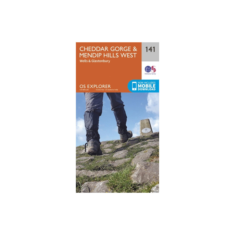 Ordnance Survey Cheddar Gorge and Mendip Hills West