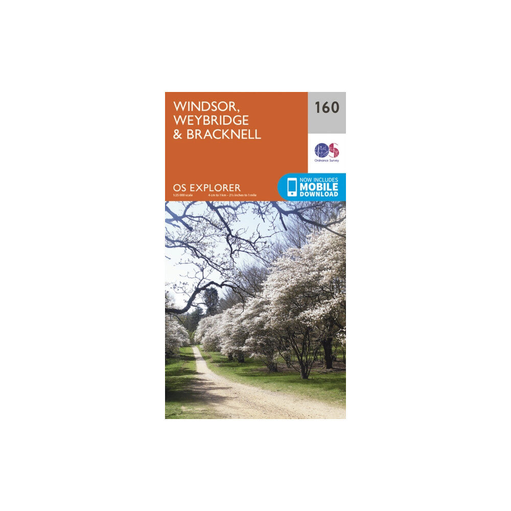 Ordnance Survey Windsor, Weybridge & Bracknell