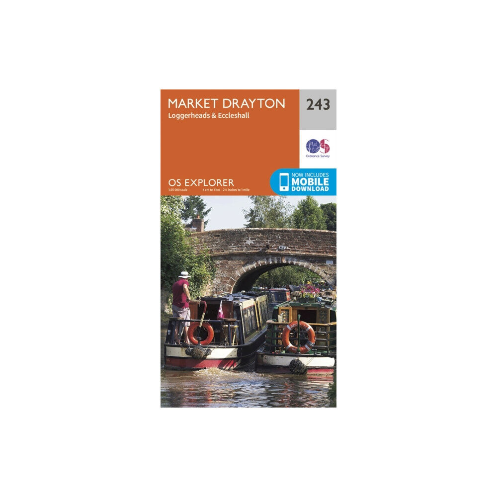 Ordnance Survey Market Drayton, Loggerheads and Eccleshall