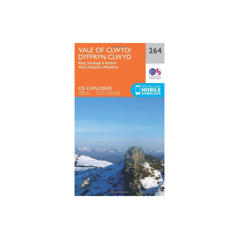 Ordnance Survey Vale of Clwyd, Rhyl, Denbigh and Ruthin