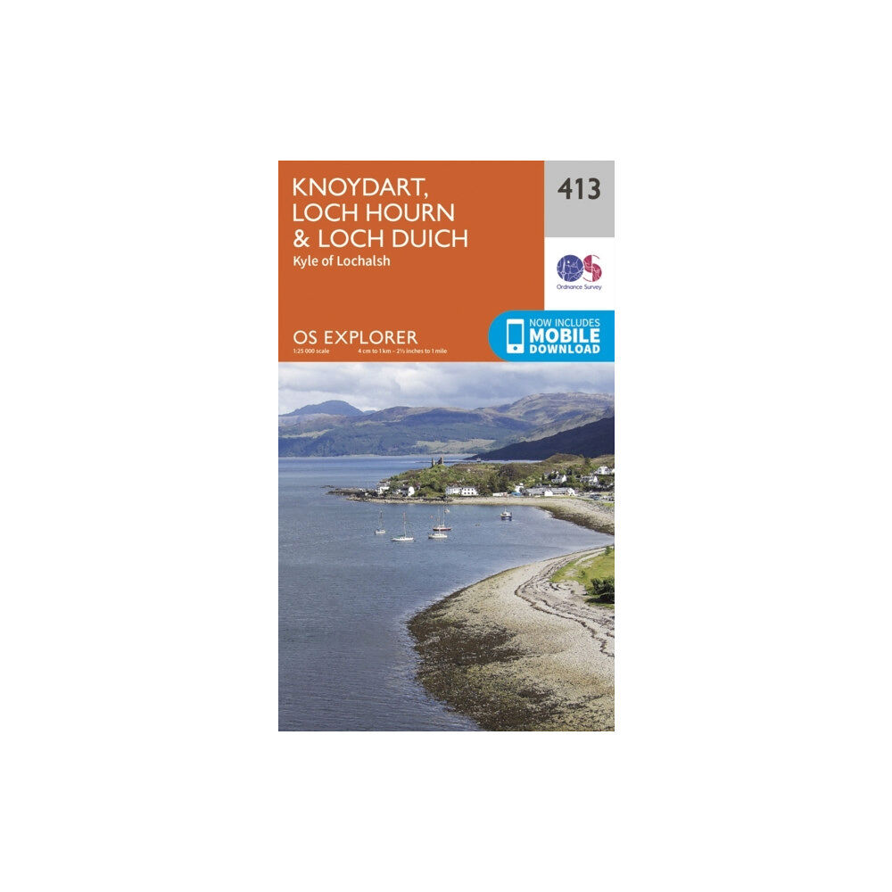 Ordnance Survey Knoydart, Loch Hourn and Loch Duich