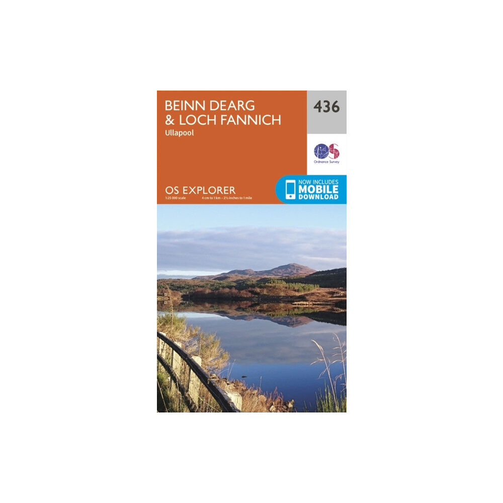 Ordnance Survey Beinn Dearg and Loch Fannich