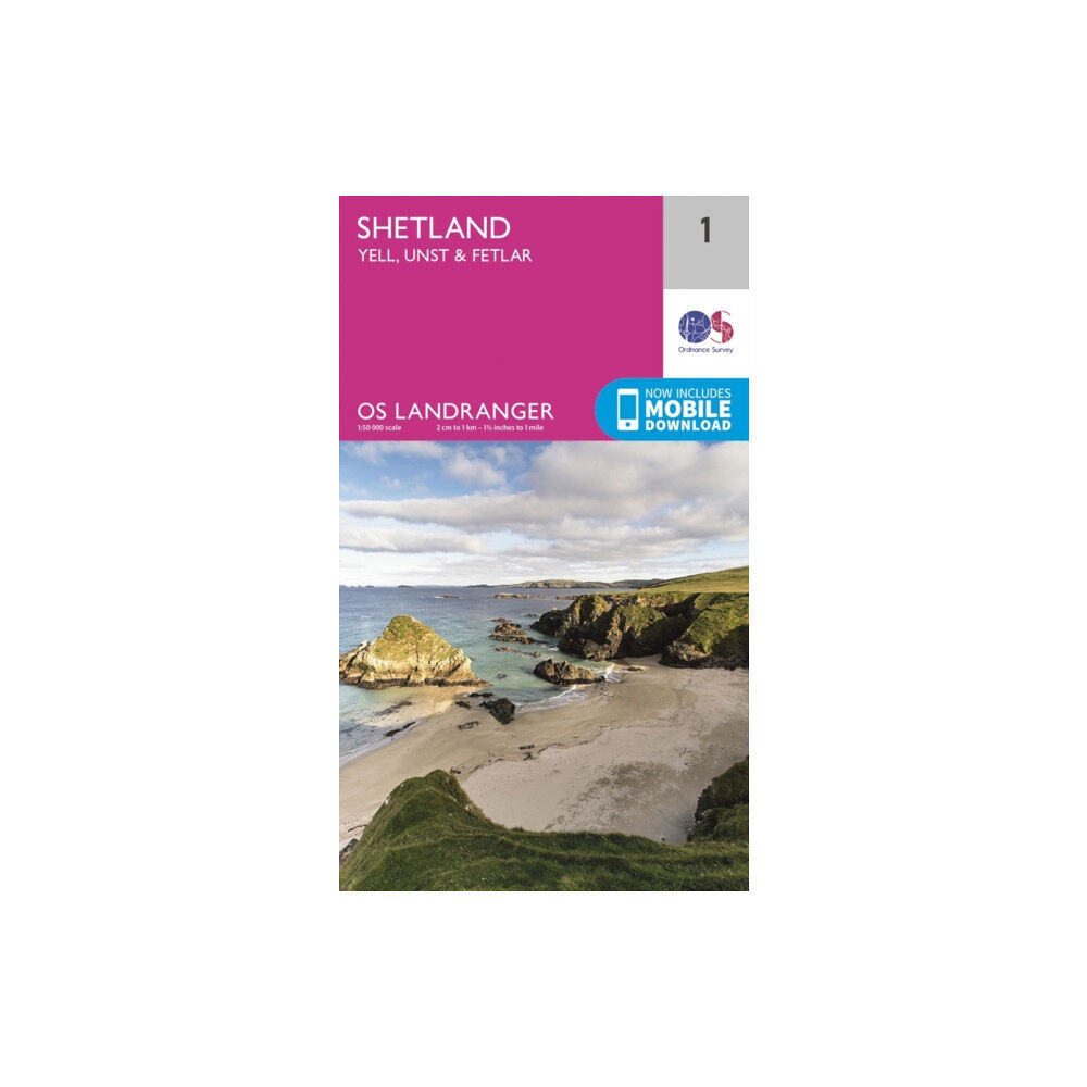 Ordnance Survey Shetland - Yell, Unst and Fetlar