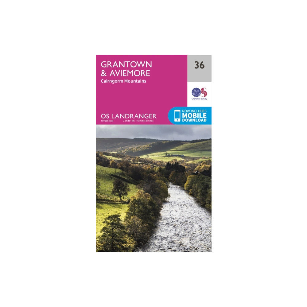 Ordnance Survey Grantown, Aviemore & Cairngorm Mountains