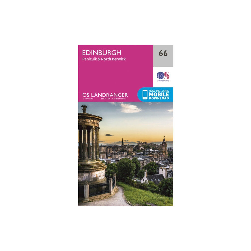 Ordnance Survey Edinburgh, Penicuik & North Berwick