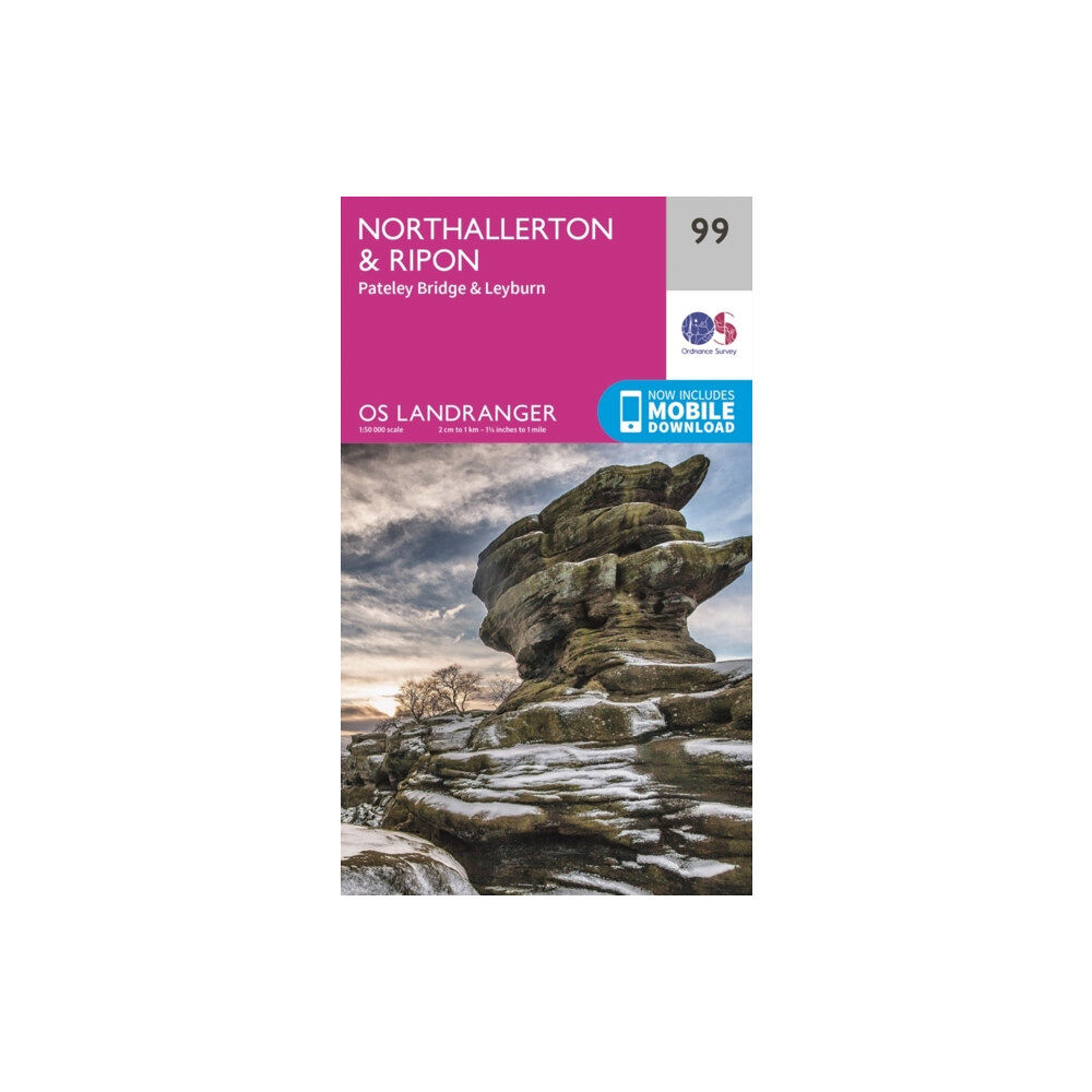 Ordnance Survey Northallerton & Ripon, Pateley Bridge & Leyburn