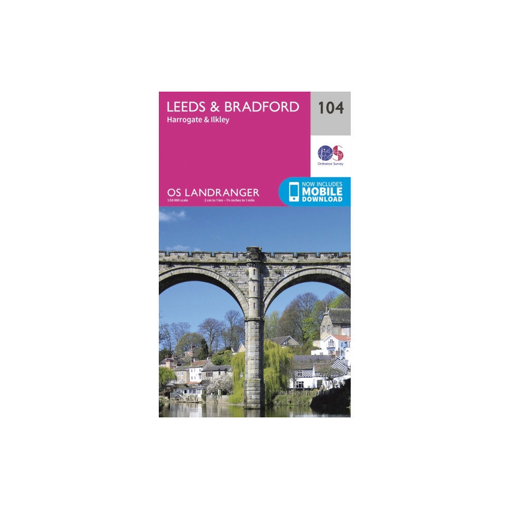 Ordnance Survey Leeds & Bradford, Harrogate & Ilkley