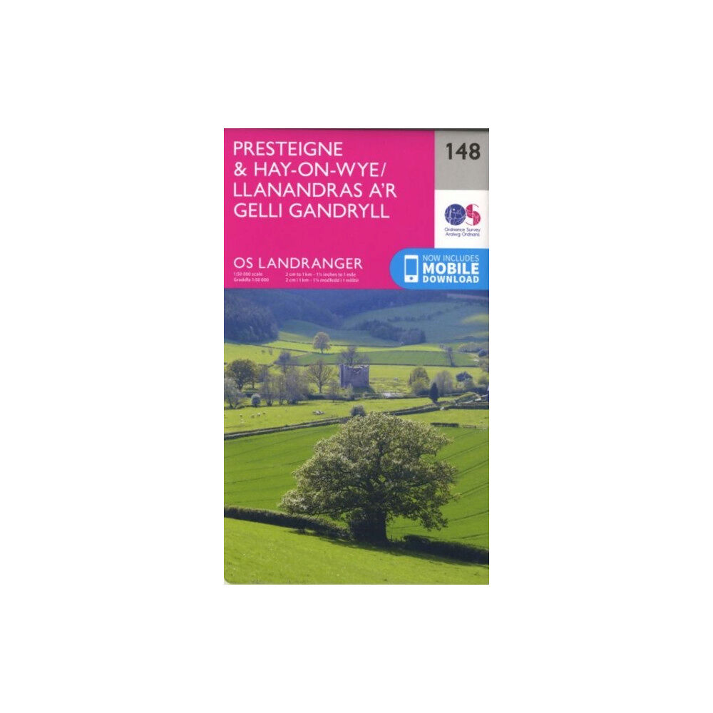 Ordnance Survey Presteigne & Hay-on-Wye / Llanandras A'r Gelli Gandryll