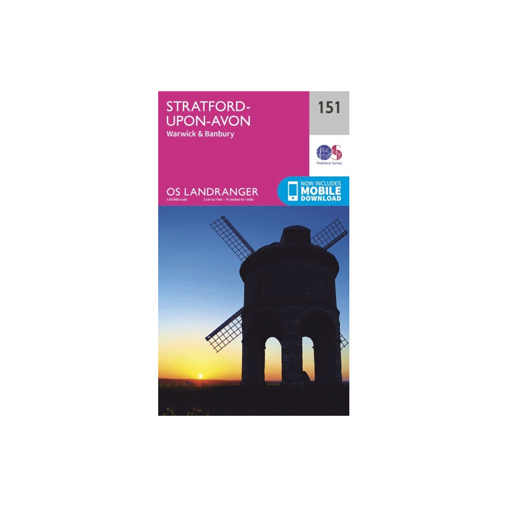 Ordnance Survey Stratford-Upon-Avon, Warwick & Banbury