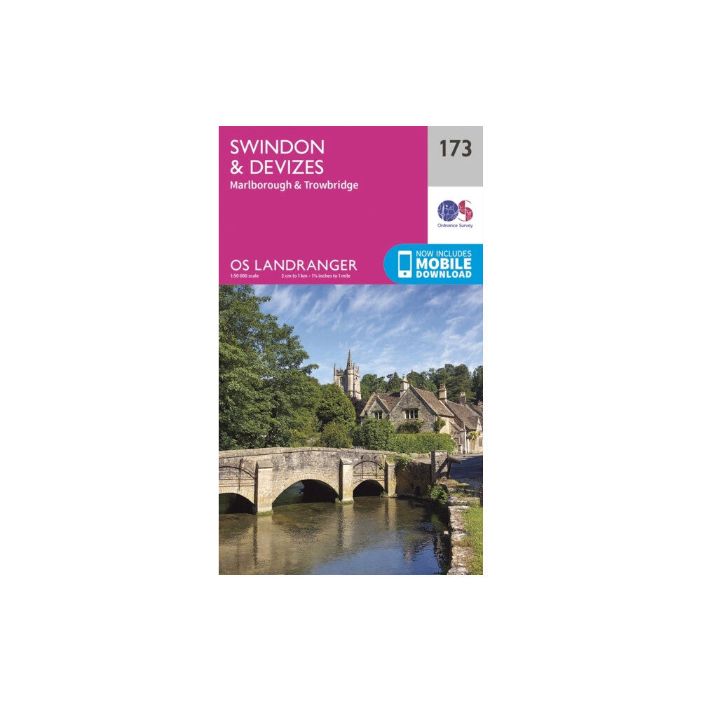 Ordnance Survey Swindon, Devizes, Marlborough & Trowbridge