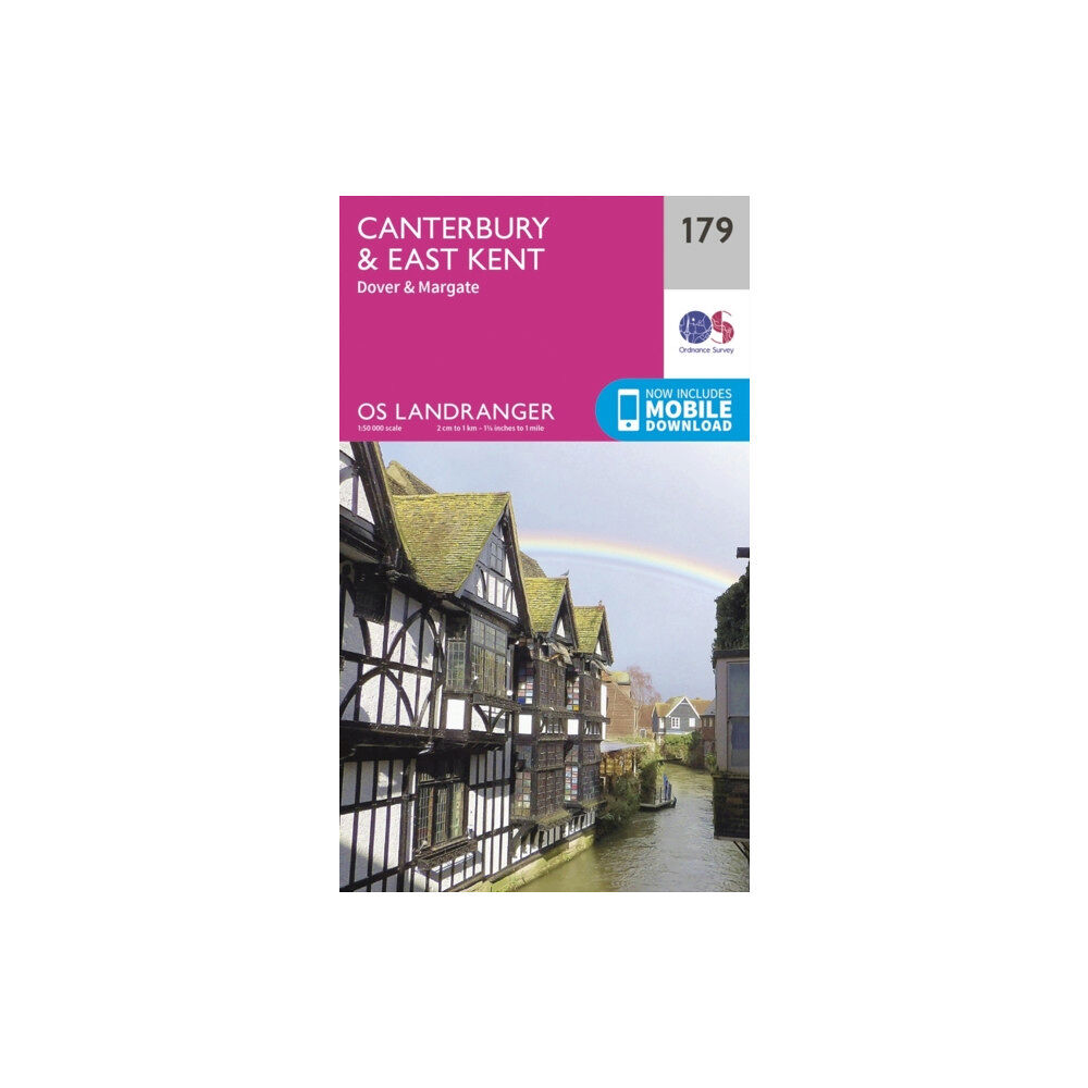 Ordnance Survey Canterbury & East Kent, Dover & Margate