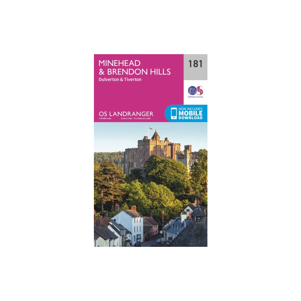 Ordnance Survey Minehead & Brendon Hills, Dulverton & Tiverton