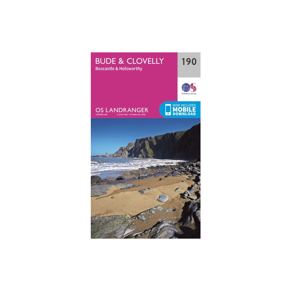 Ordnance Survey Bude & Clovelly, Boscastle & Holsworthy