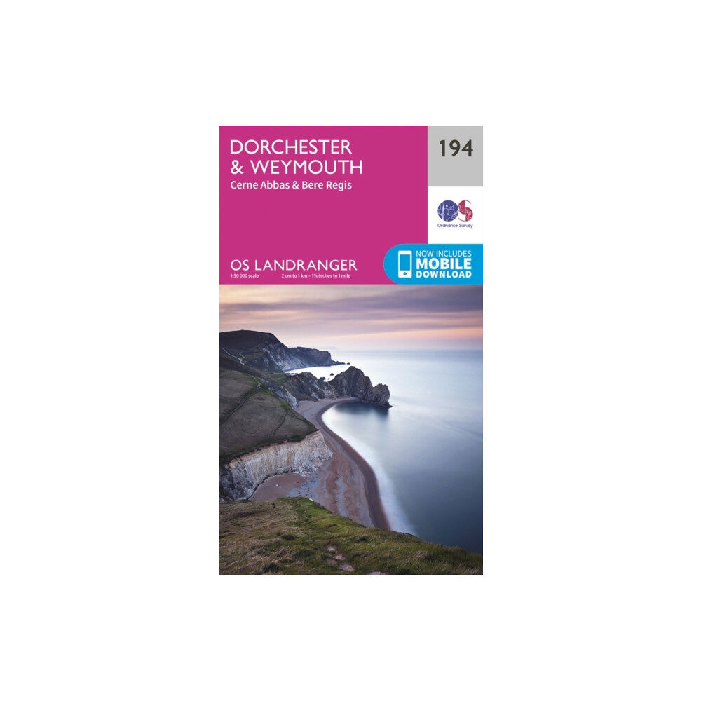 Ordnance Survey Dorchester & Weymouth, Cerne Abbas & Bere Regis