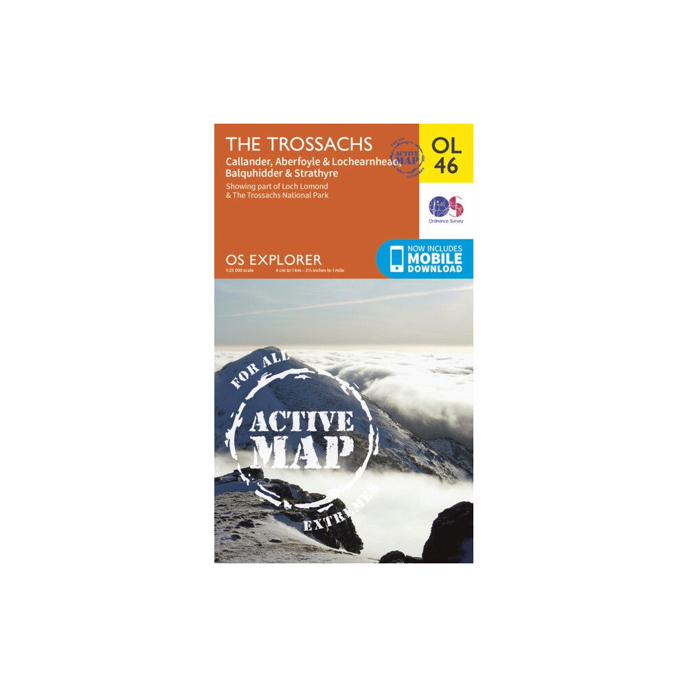 Ordnance Survey The Trossachs, Callander, Aberfoyle & Lochearnhead, Balquhidder & Strathyre