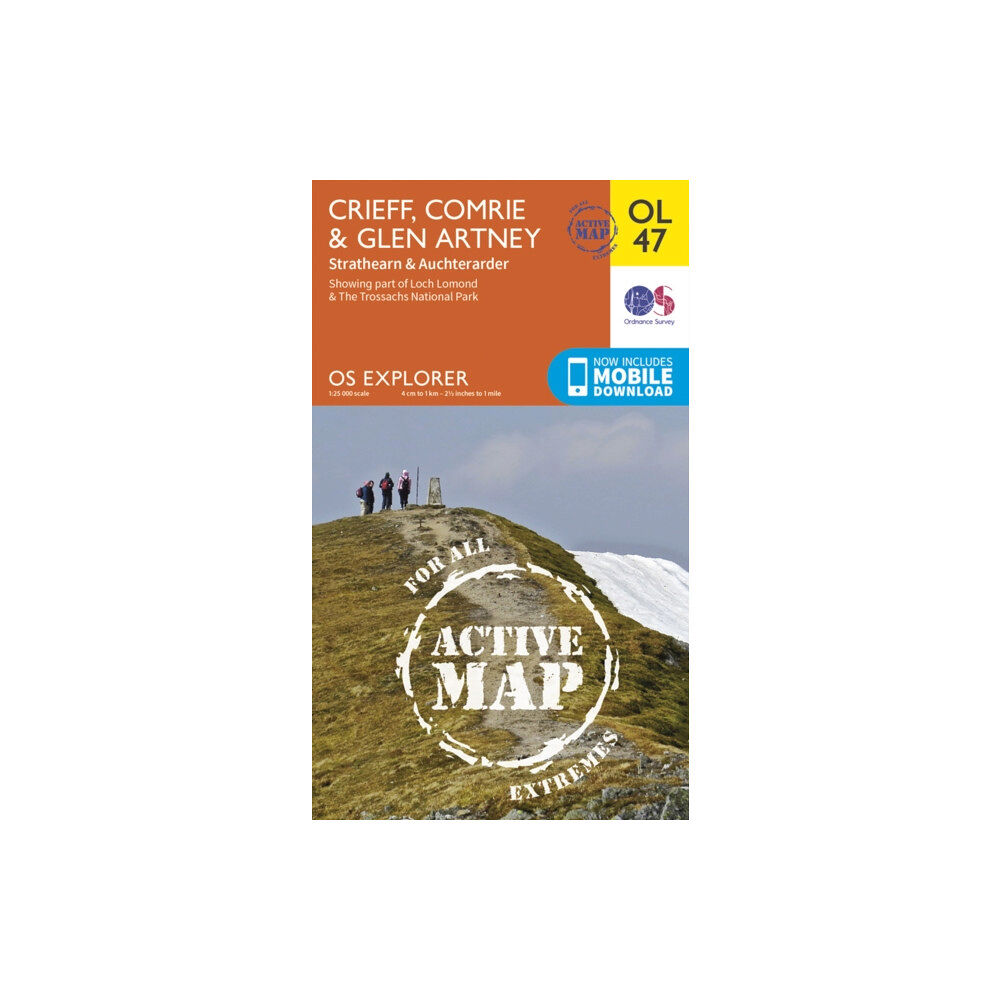 Ordnance Survey Crieff, Comrie & Glen Artney, Strathearn & Auchterarder