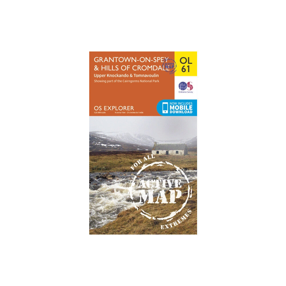 Ordnance Survey Grantown-on-Spey & Hills of Cromdale, Upper Knockando & Tomnavoulin