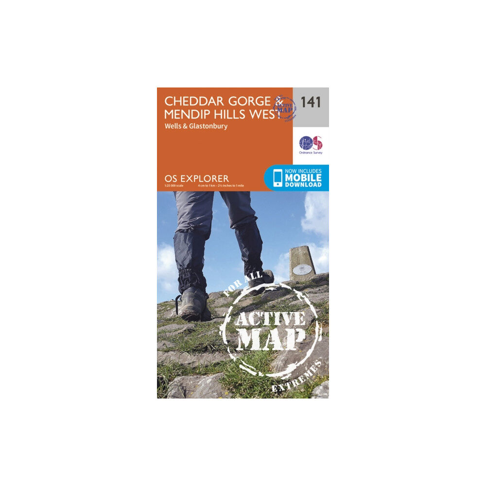 Ordnance Survey Cheddar Gorge and Mendip Hills West