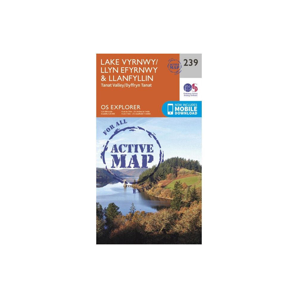 Ordnance Survey Lake Vyrnwy and Llanfyllin, Tanat Valley