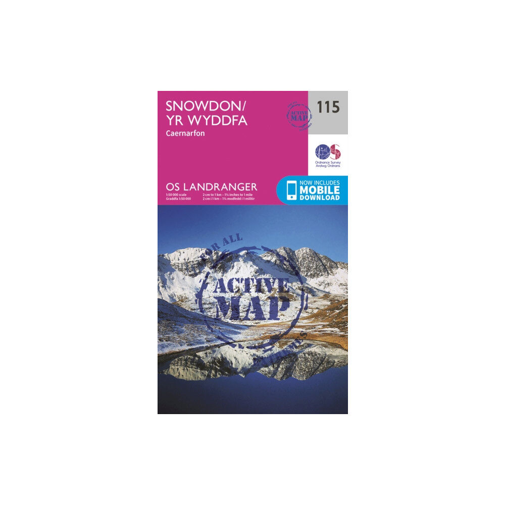 Ordnance Survey Snowdon & Caernarfon